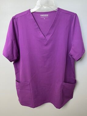 Mandala Purple Scrub Set